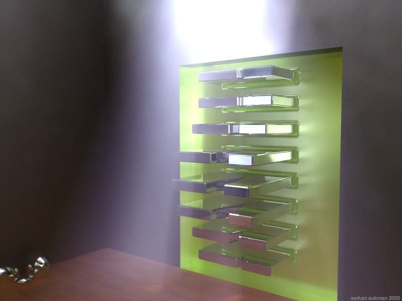 3D Render vector design static print