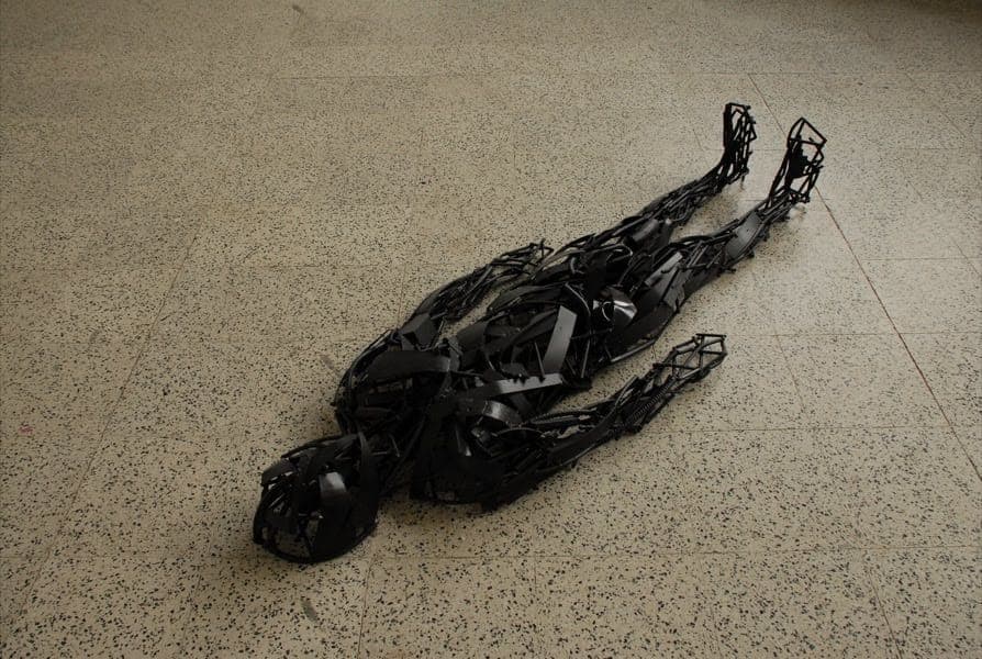 Adam sculpture perspective